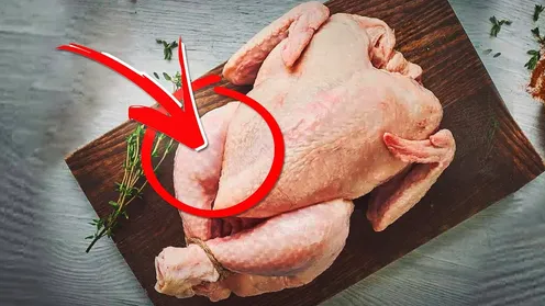 Parte tossica: Evitate di consumare questa parte del pollo